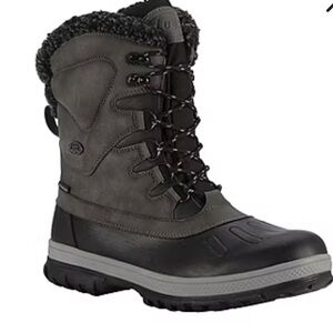 Lugz‎ Mens Anorak Water Resistant Flat Heel Work Boots. Size: 10.5 Color: Black